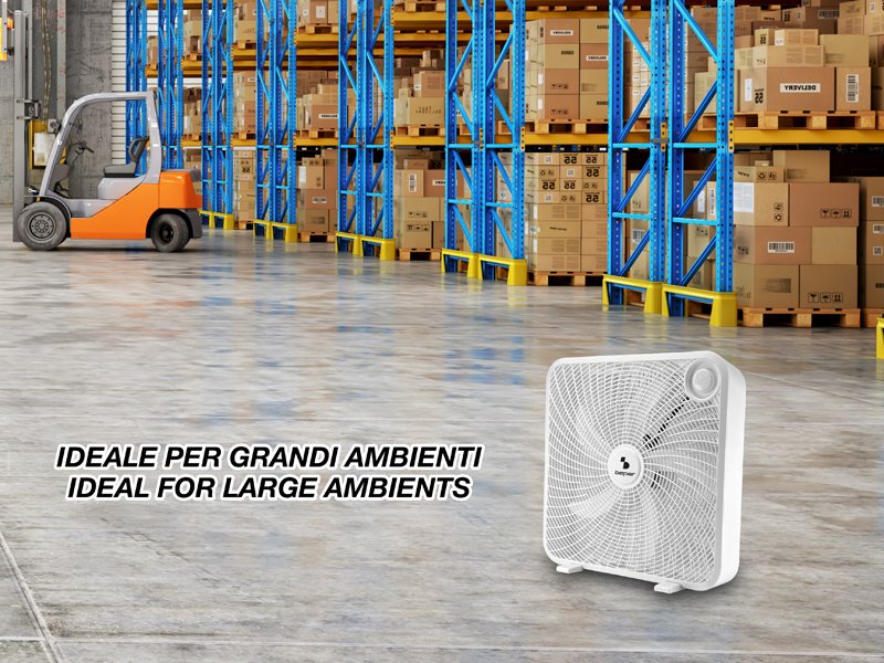 Industriālais grīdas ventilators Beper P206VEN550 ar modernu dizainu