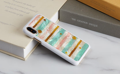 Smartphone cover iPhone XS/S, mother of pearl, iKins