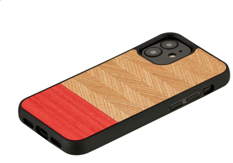 iPhone 12 Mini Koka Vāciņš ar Azalea Dizainu, Man&Wood