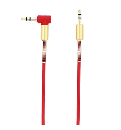 Audio Kabelis 3.5mm 1.5m Sarkanā Krāsā - Tellur