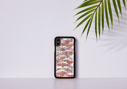 Viedtālruņa maciņš perlamutra melns iPhone XS/S