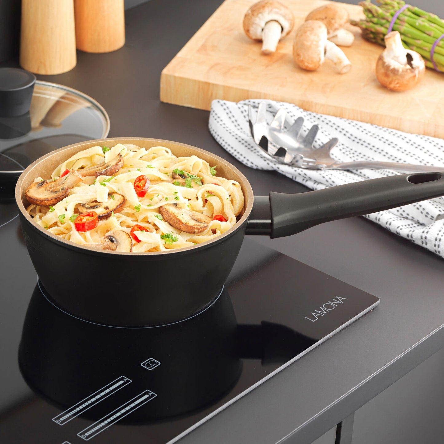 Sautēšanas katls 18cm Russell Hobbs RH02136BEU7 Opulence - Melna