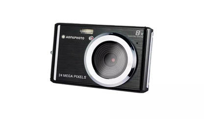 Digitālā kamera ar 24 MP sensoru un 8x tālummaiņu - AGFA DC5500 Black