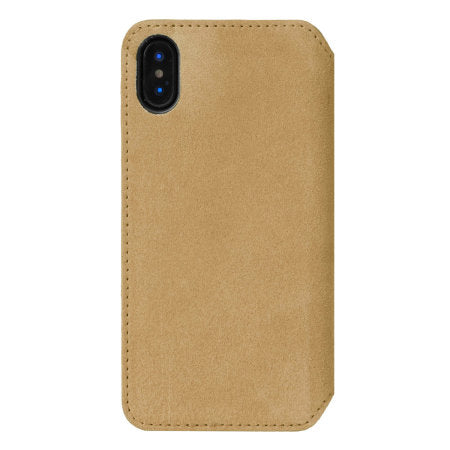 Krusell Broby 4 Card SlimWallet Apple iPhone XS коньячный 