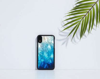 iPhone XR vāciņš iKins zils-melns perlamutrs