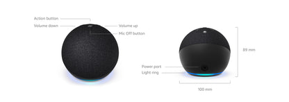 Viedais skaļrunis ar Wi-Fi Amazon Echo Dot (5th Gen) Deep Sea Blue