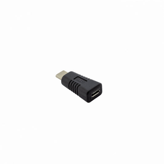 USB C Adapteris - Micro USB 2.0, OTG, Melns, Sbox