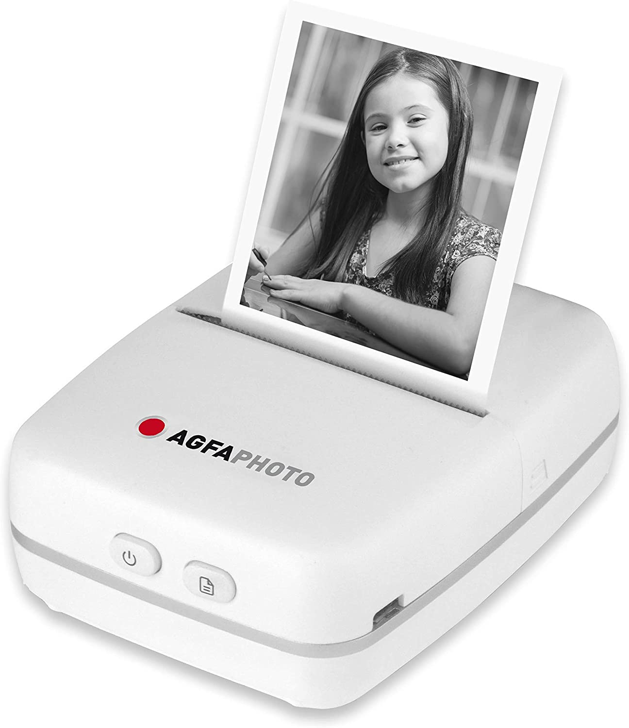 Kabatas printeris AgfaPhoto Realpix Pocket Printer white APOCPWH