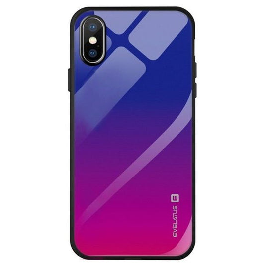 Gradient Glass Case for Samsung A20 in Purple - Evelatus