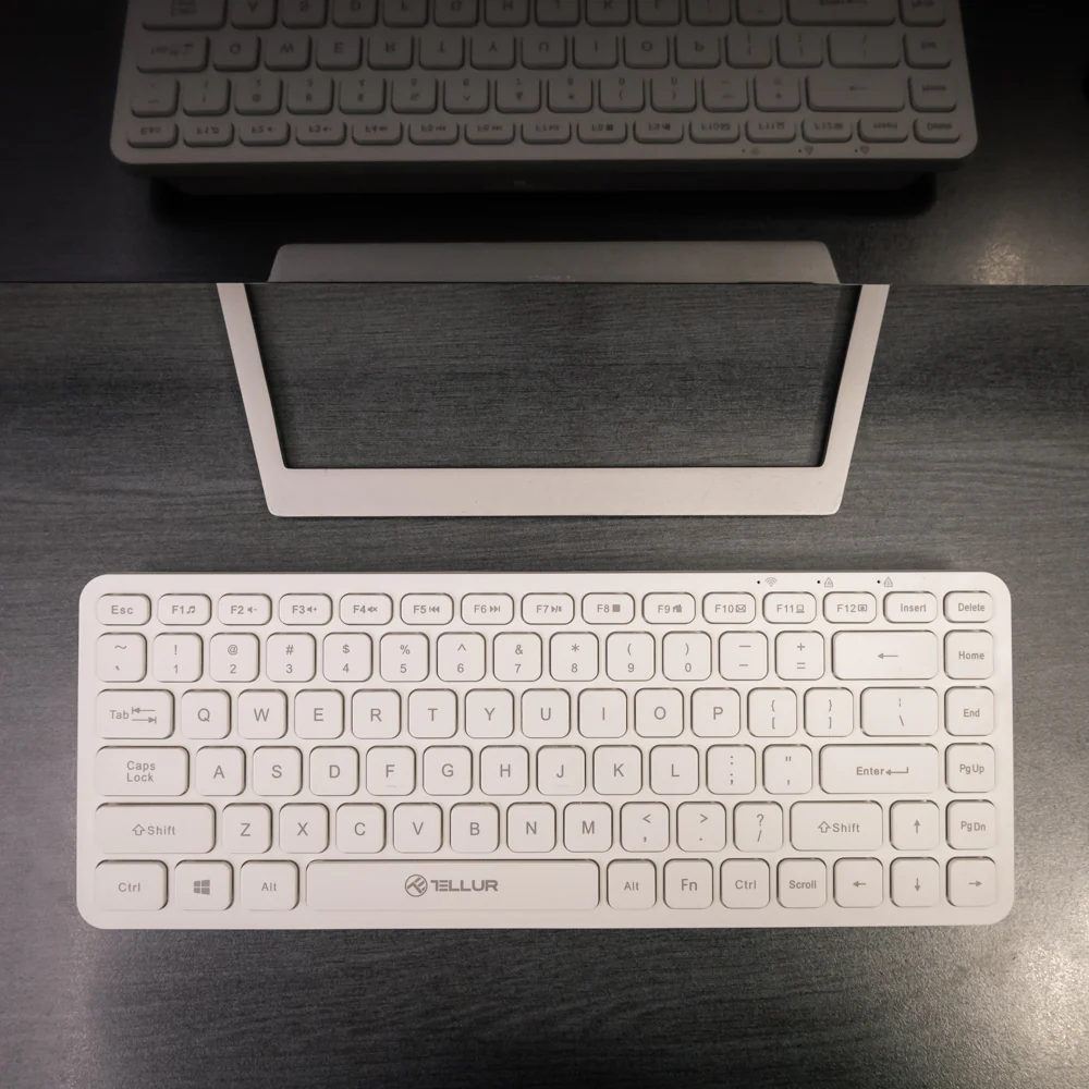 Wireless keyboard Tellur Mini White