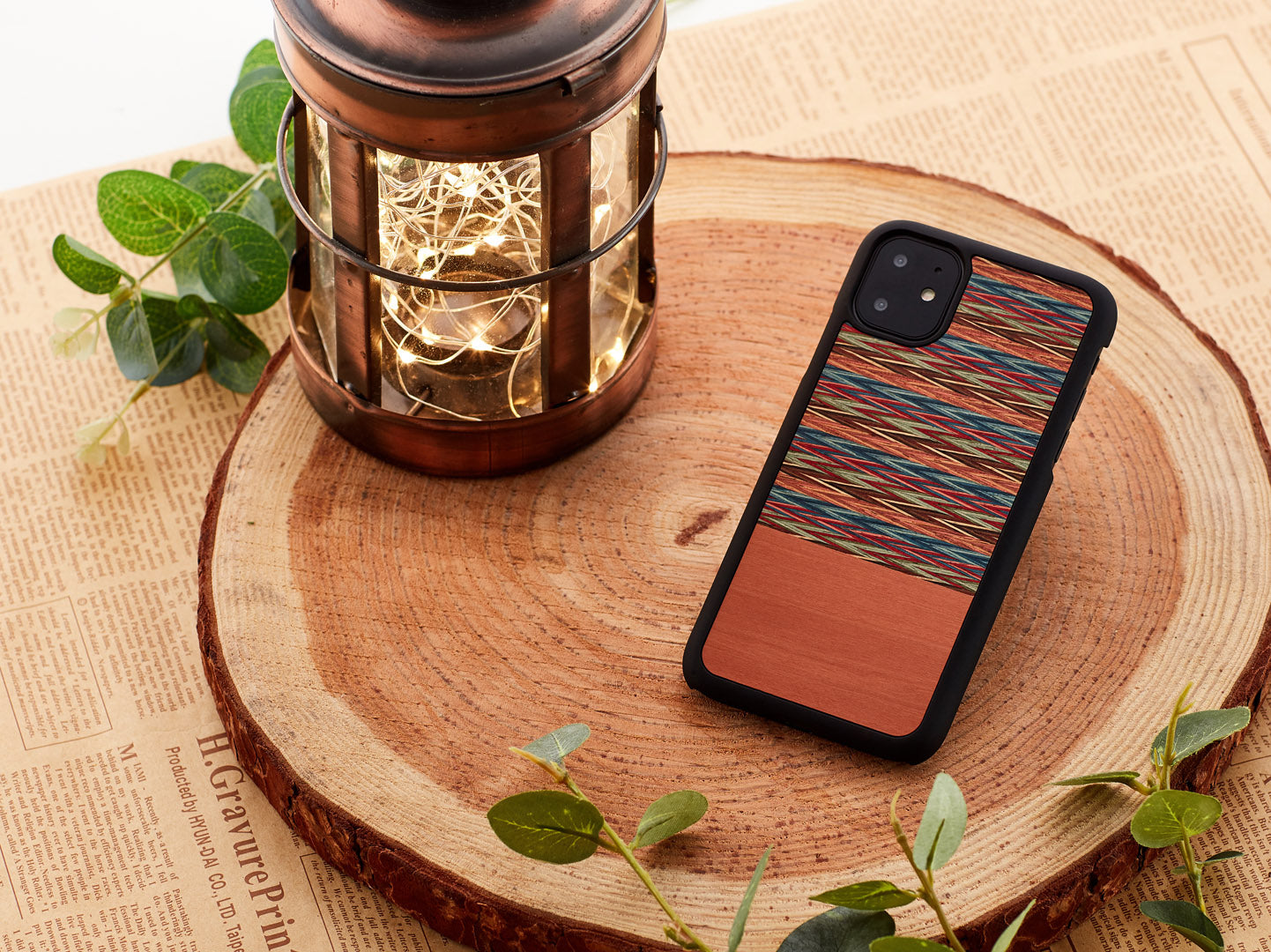 iPhone 11 natural wood cover - MAN&amp;WOOD