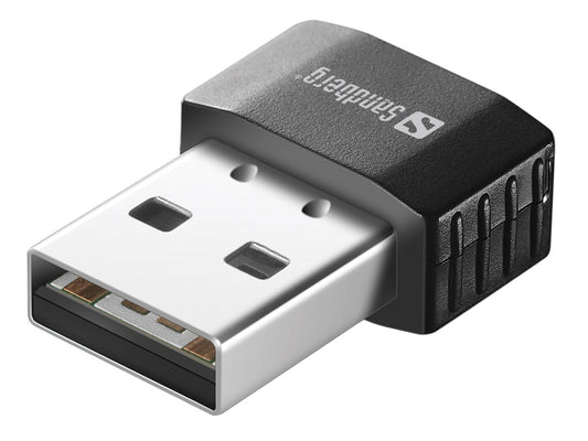 Sandberg 133-91 Micro WiFi USB Dongle 650Mbit/s - Compact USB WiFi Adapter