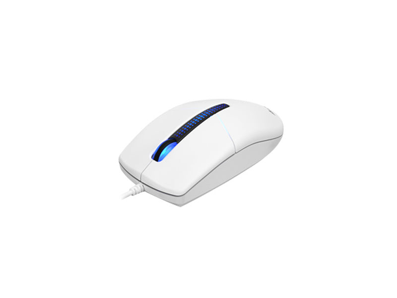 Optical Mouse with 1200 DPI, 3 Buttons, A4Tech N-530S White