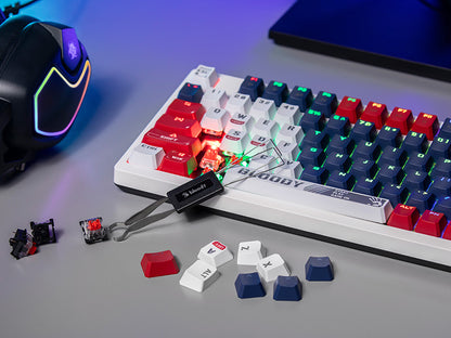 Kompakta mehāniskā tastatūra RGB A4Tech Bloody S98