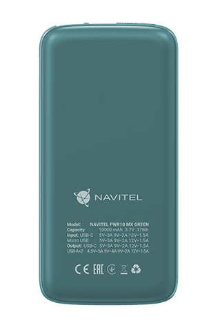 Navitel PWR10 MX Green