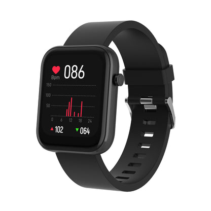 Smart watch with heart rate and blood pressure sensors Denver SW-182B Black