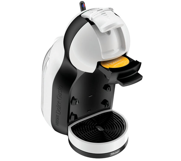 Pusautomātiskais kafijas automāts kapsulām, melns/balts - DELONGHI EDG305.WB