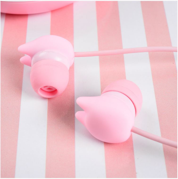 Headphones Tellur Macaron In-Ear, Pink - Comfortable Design and Clear Sound