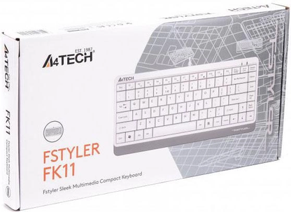 A4Tech FStyler FK11 white modern keyboard 47119