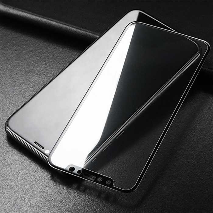 Devia Van Entire View антибликовое закаленное стекло iPhone XR (6.1) черный (10шт)