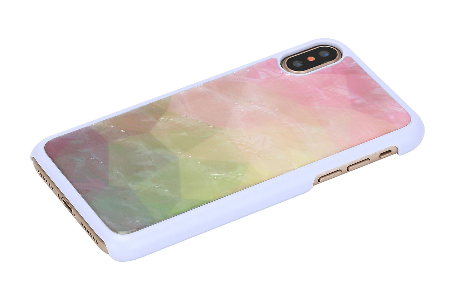 Smartphone cover water flower white iKins iPhone XS/S