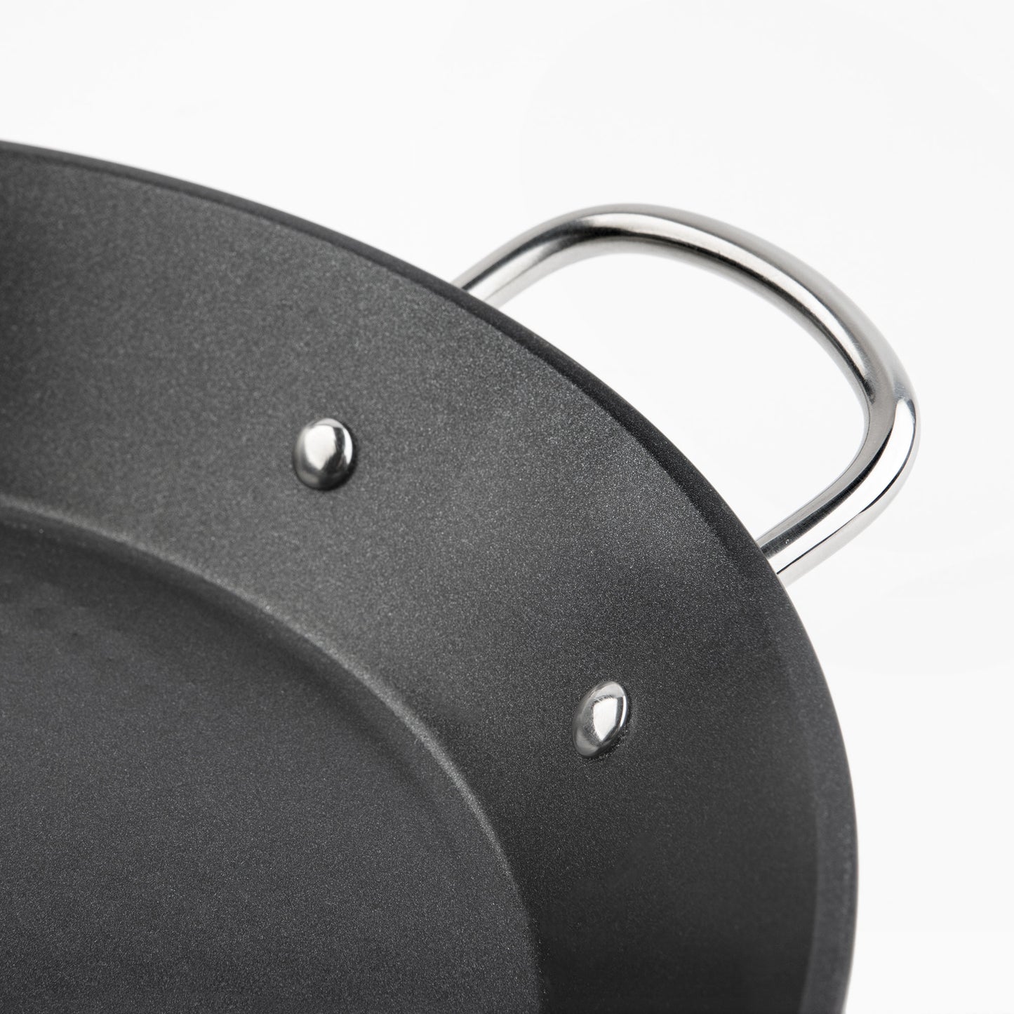 Stainless steel paella pan 32cm Jata HPAE2132