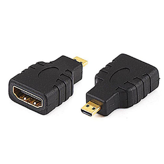 Адаптер HDMI Micro-HDMI, Черный, Sbox AD.HDMI-MICRO