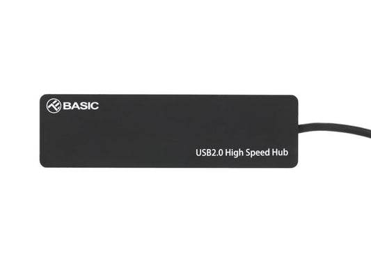 USB centrmezgls ar 4 portiem, Tellur Basic, USB 2.0, melns