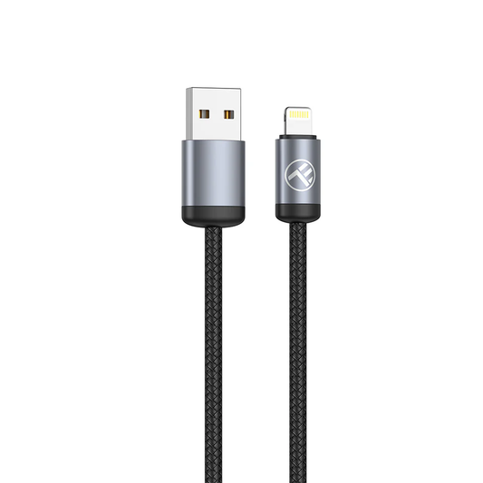 Кабель Tellur Minimalist USB-Lightning 3A, 1 м, черный