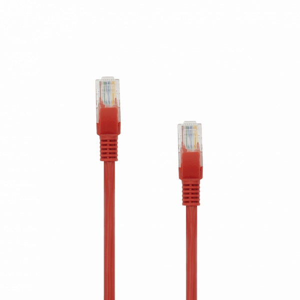 Network cable 20m red, RJ45 connectors, Sbox UTP-20R