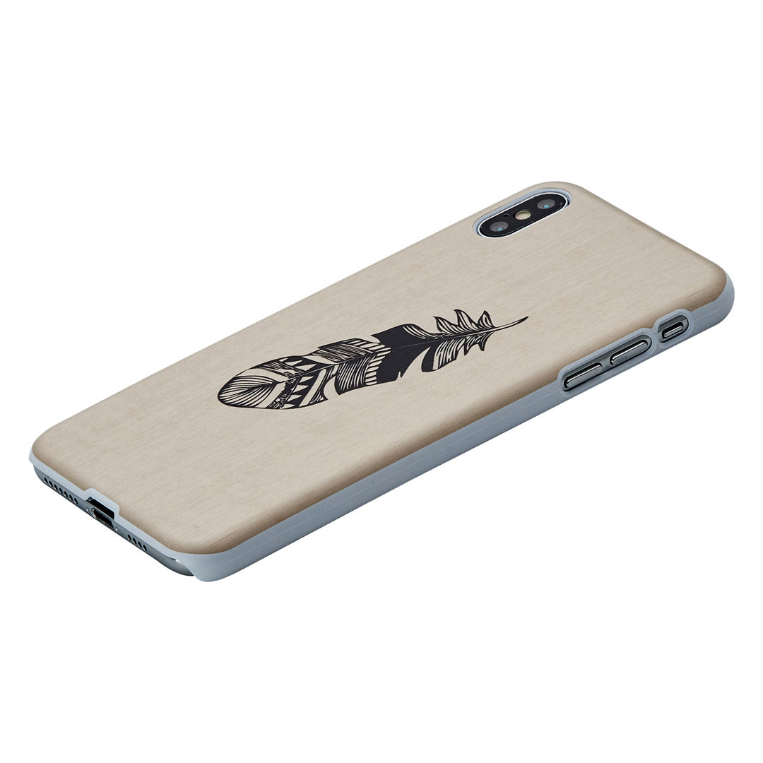 Smartphone cover for iPhone XS Max, Indian white, MAN&amp;WOOD