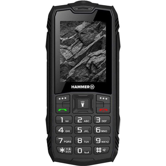 Mobile phone with DualSIM function, MyPhone Hammer Rock Dual Black