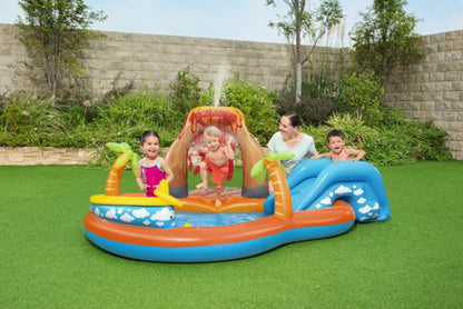 Inflatable Play Center with Slide Bestway 53069 Lava Lagoon