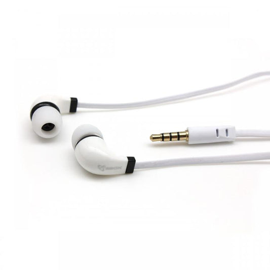 Sbox Stereo headphones with microphone EP-038 White