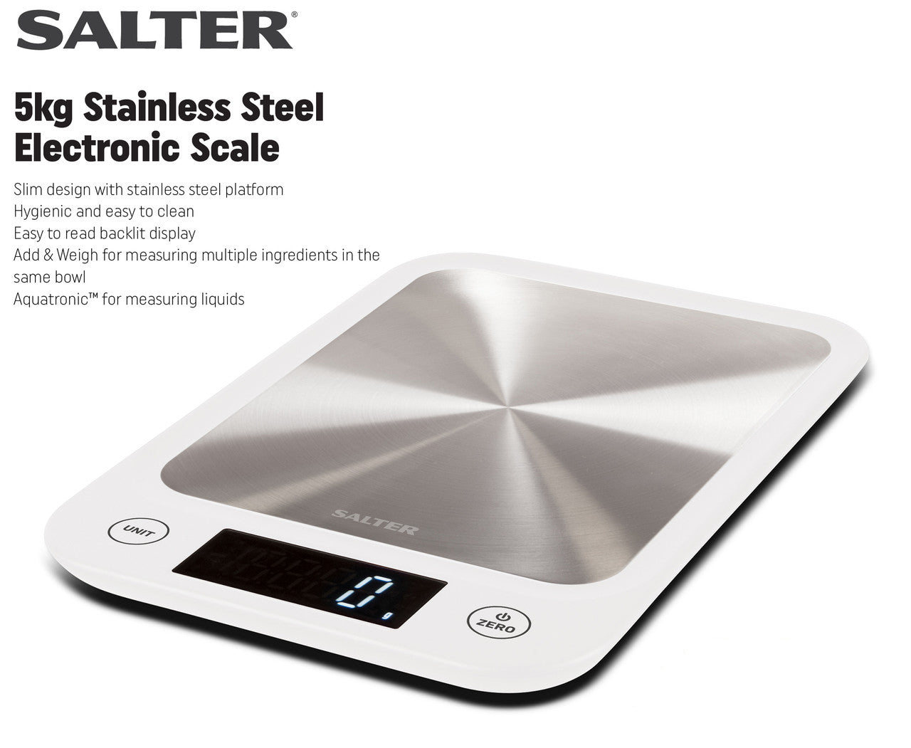 Salter 1105 SSWHDREU16 5kg Kitchen Scale