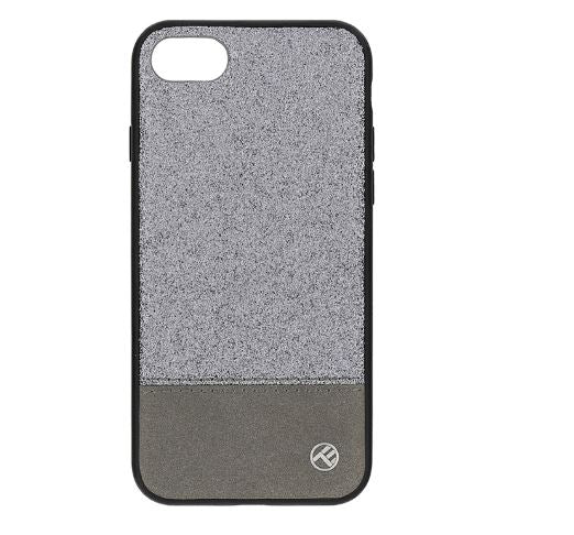 iPhone 8 silver case with glitter from Tellur