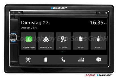 Автомобильная мультимедийная система Blaupunkt Oslo 590 DAB с емкостным дисплеем 6,75 дюйма и DAB-приемником