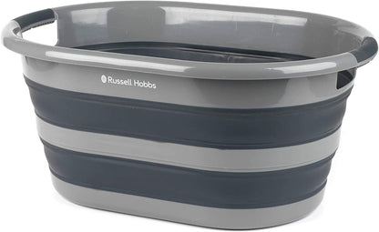 Russell Hobbs LA053879GRYFEU7 Collapsible laundry basket 27L