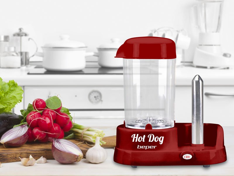 Hotdog cooking machine with steamer - Beper P101CUD501