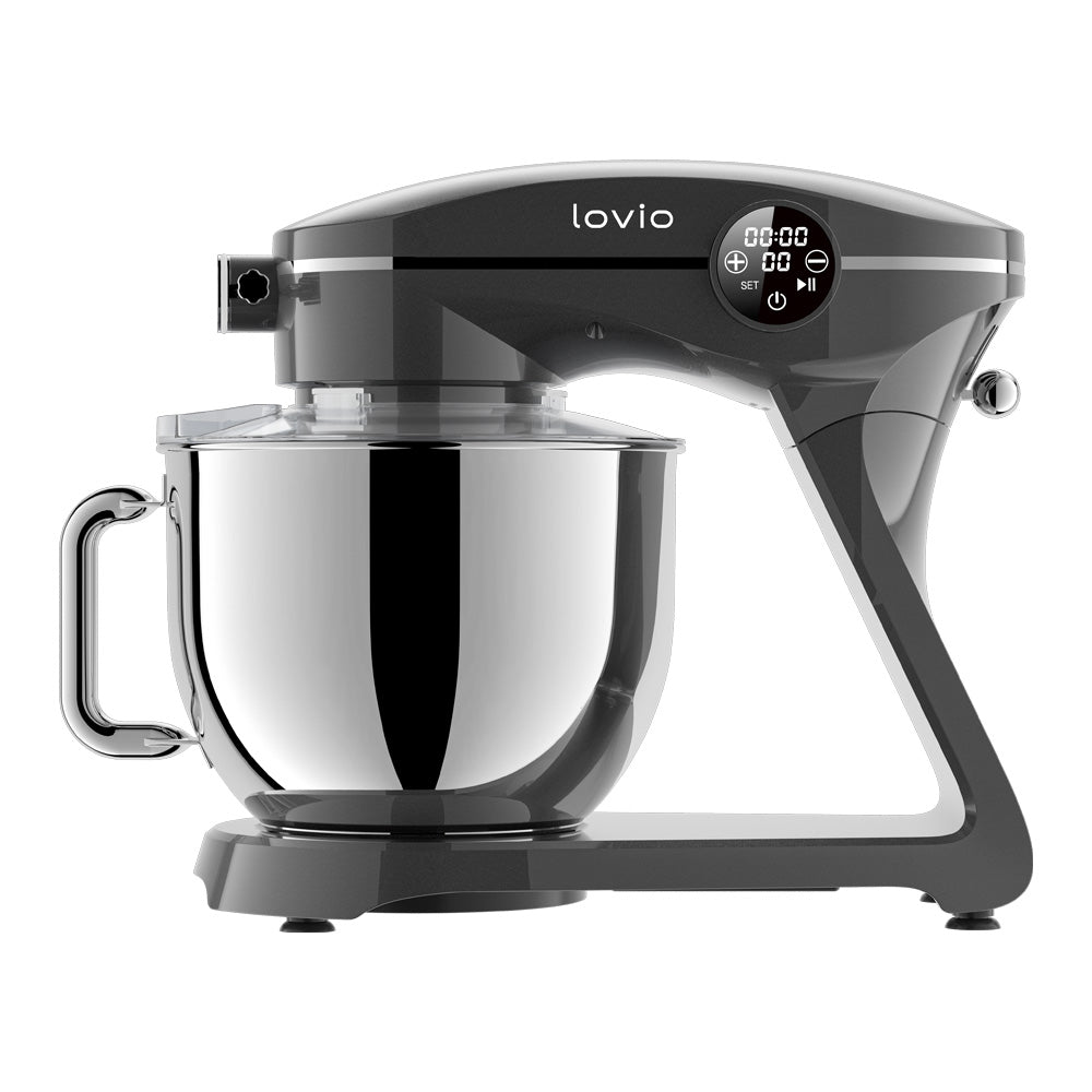 Stacionārais mikseris 6.5L, 1800W, Lovio ChefMaster Gray