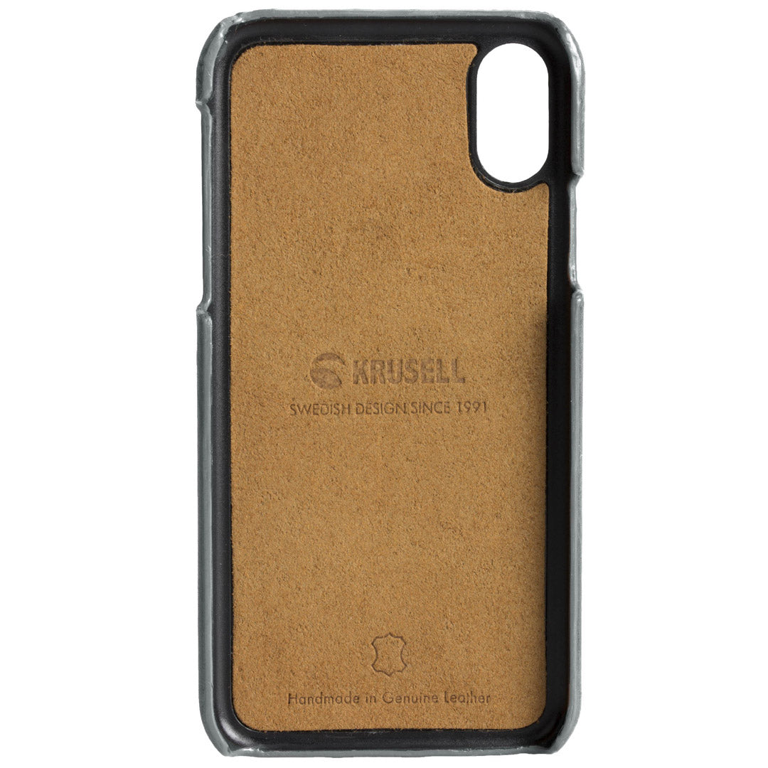 Чехол Krusell Sunne 2 Card Cover Apple iPhone XS Max винтажный серый 
