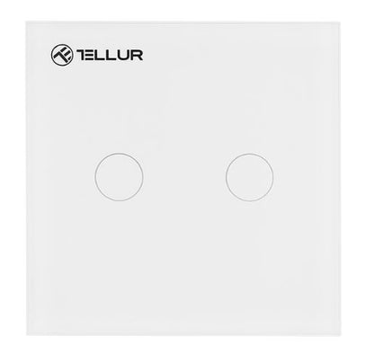 Tellur WiFi Switch, 2 Ports, 1800W - Viedais WiFi Slēdzis ar Diviem Portiem