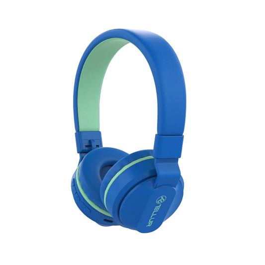 Tellur Buddy Bluetooth Over-Ear Headphones Blue