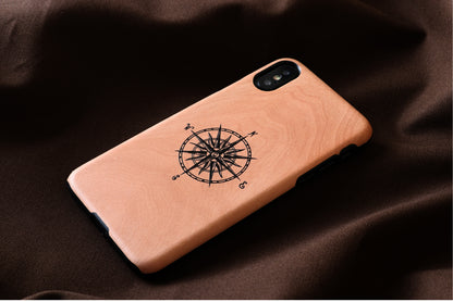 iPhone X/XS cover made of natural wood, MAN&amp;WOOD