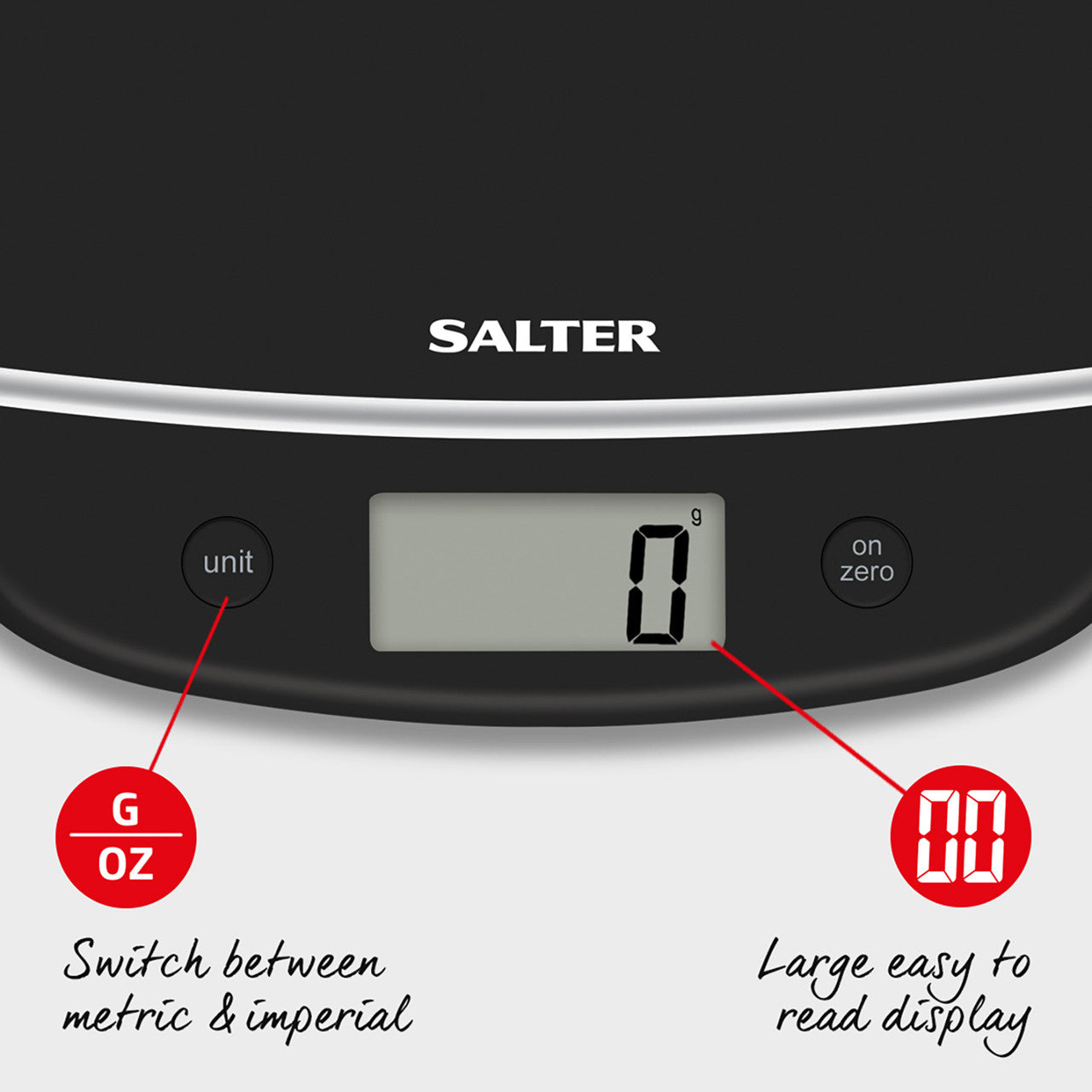 Salter 1056 BKDR Aquatronic Digital Kitchen Scale