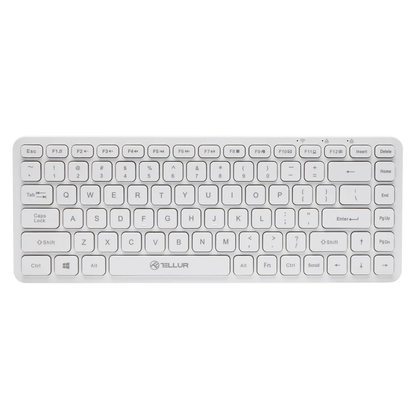 Wireless keyboard Tellur Mini White