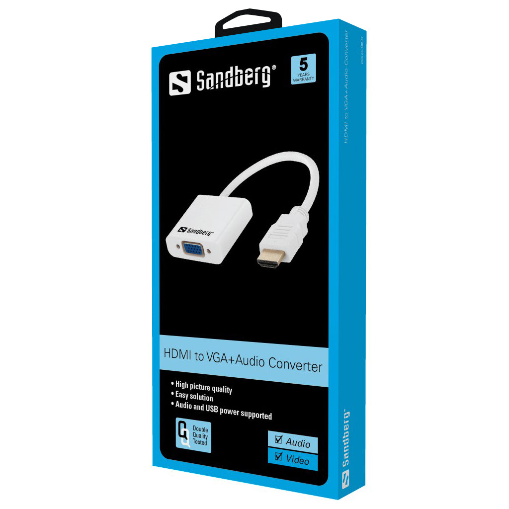 Sandberg 508-77 Конвертер HDMI в VGA+аудио