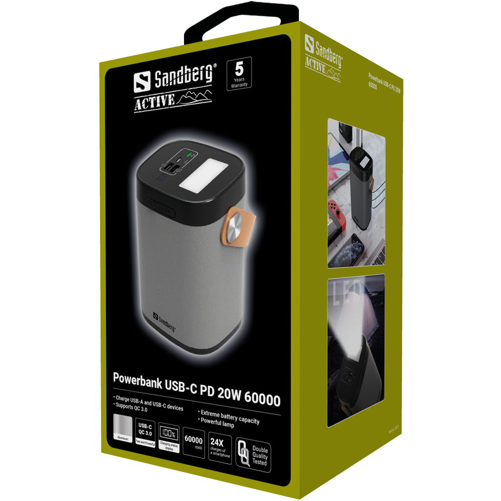 Sandberg 420-71 Powerbank USB-C PD 20W 60000