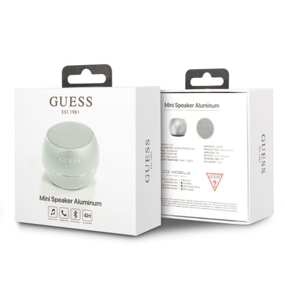 Guess Mini Bluetooth Speaker 3W 4H Silver