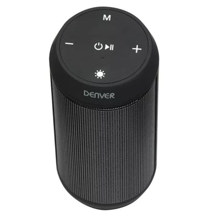 Bluetooth speaker with LED light show, 6W, 1200mAh - Denver BTL-62NR
